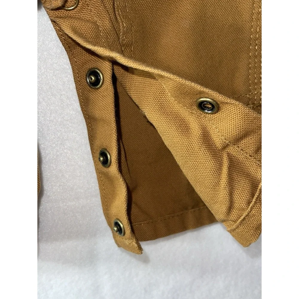 Carhartt Infant Boys' Washed Canvas Bib Overalls Size 6 Months‎ Color: Brown